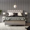 Ribbon-Design Zement with Grey RecoSilent in Bedroom