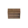 Brace cabinet Walnut 600 mm glass doors