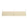 Brace shelf Walnut 1200mm grey brackets