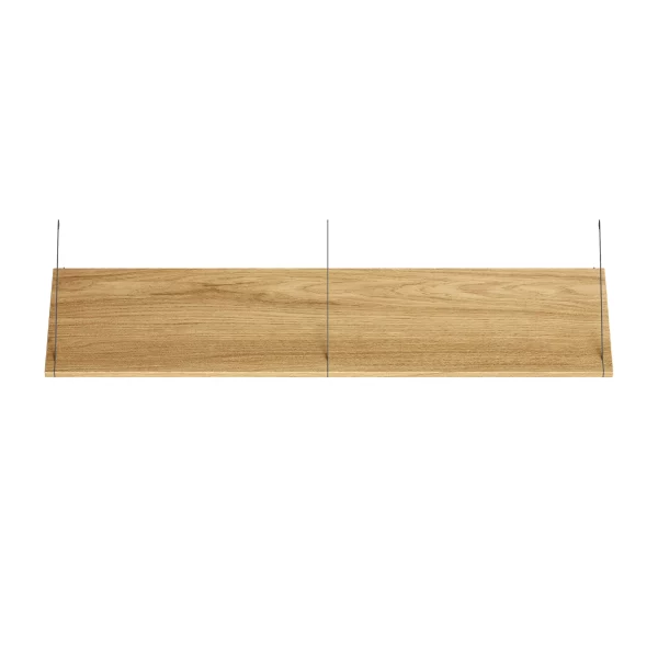 Brace shelf Oak 1200mm grey brackets