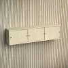 Brace wall cabinet Diamond Ash 1800 mm six sliding doors with Diamond Ash acoustic panels