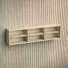 Brace wall cabinet Diamond Ash 1800 mm six sliding glass doors with Diamond Ash acoustic panels